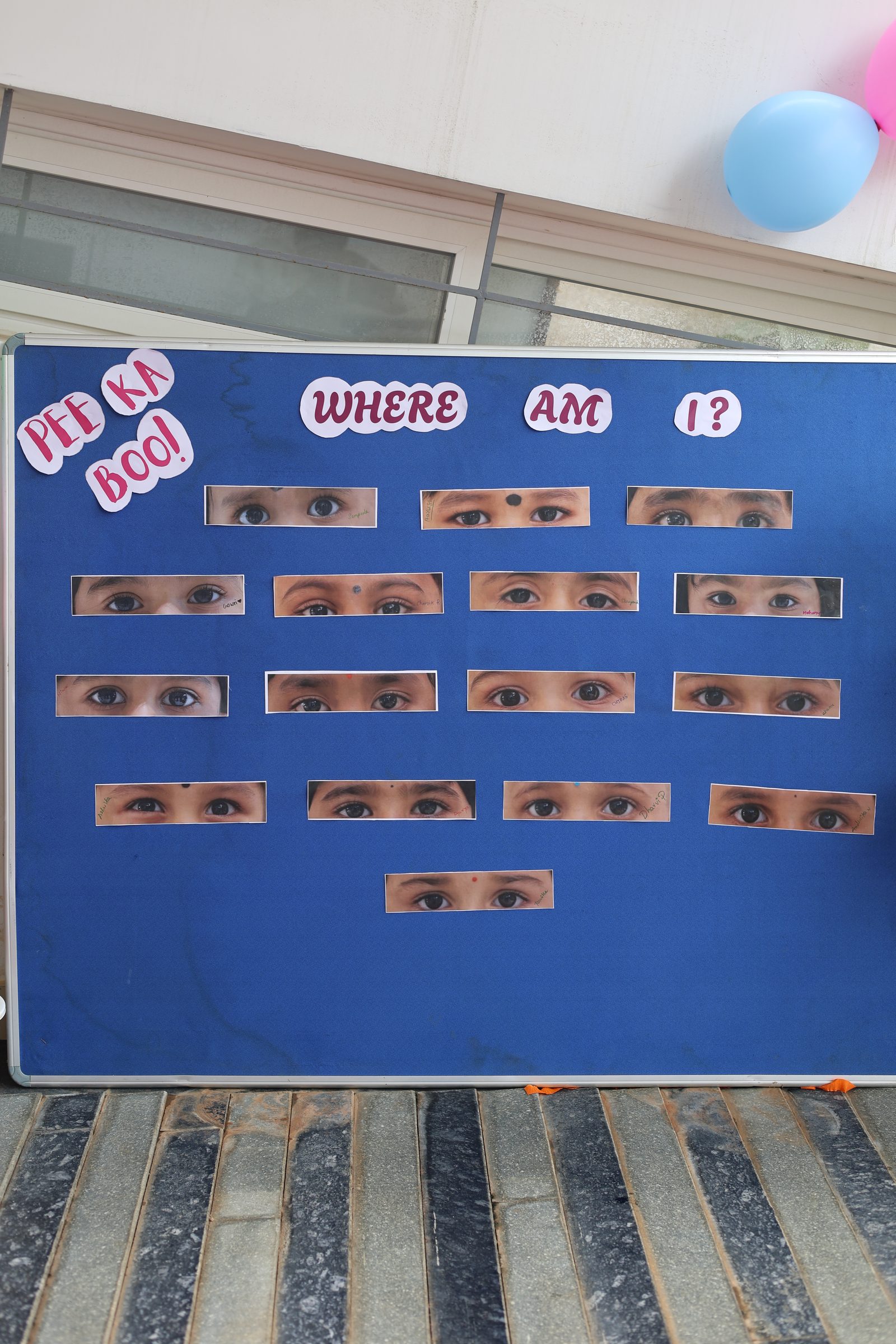 Peek-a-Boo, Guess Whose Eyes