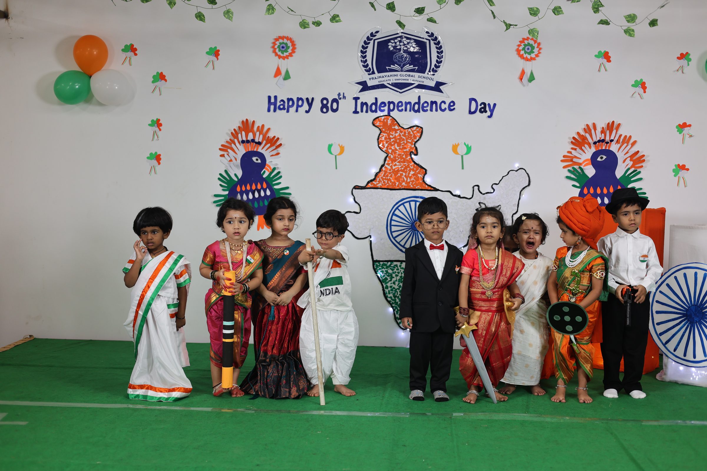 Freedom Fighters Skit on Stage